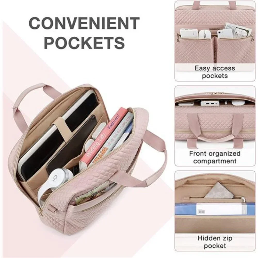 Women's Laptop Bag Briefcase Large Laptop Case Computer Bag,17.3 Inch